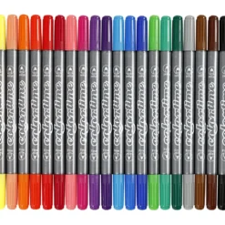 Colortime Dubbeltusch, spets 2,3+3,6 mm, standardfärger, 20 st./ 1 förp.