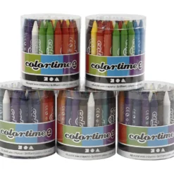 Colortime Färgkritor, 5x48 mix./ 1 set
