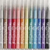 Colortime Glittertusch, spets 2 mm, mixade färger, 12 st./ 1 förp.