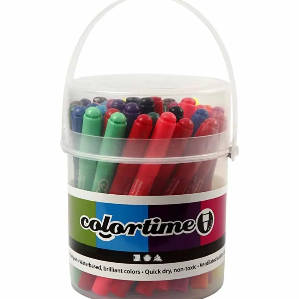 Colortime-pennor, spets 5 mm, mixade färger, 42 st./ 1 förp.