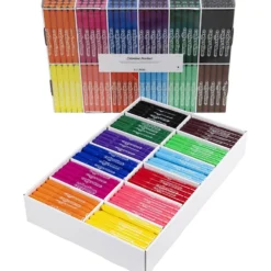 Colortime-pennor, spets 5 mm, standardfärger, 12x24 st., 288 st./ 1 förp.