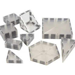 Connetix Magnetisk Leksak, klar, transparent, 34 st./ 1 förp.