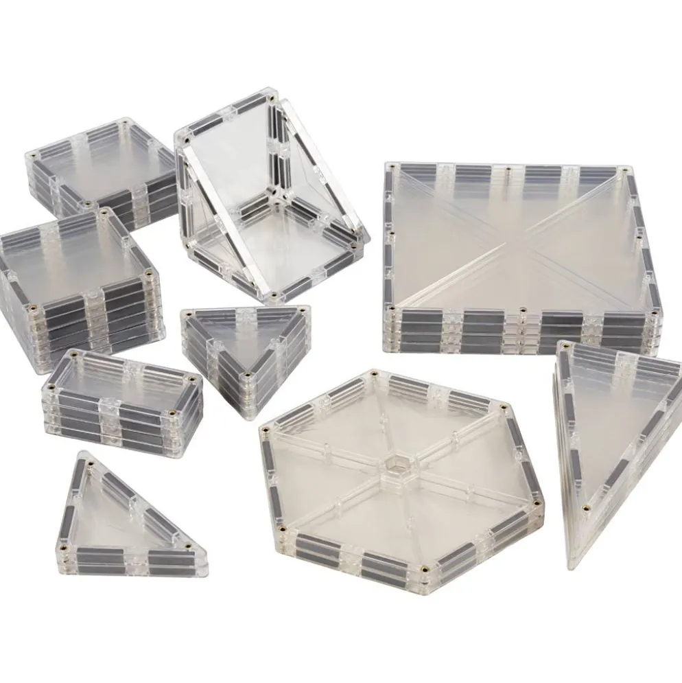 Connetix Magnetisk Leksak, klar, transparent, 34 st./ 1 förp.