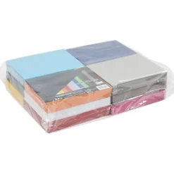 Creativ kartong, A6, ark 105x148 mm, 180 g, mixade färger, 12x100 ark/ 1 förp.