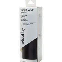 Cricut Joy Smart vinyl borttagbar, stl. 14x122 cm, matt, svart, 1 st.