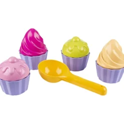 Cupcakeformar och sked, 9 delar/ 1 förp.