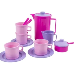 dantoy Kaffeset, rosa, lila, 17 st./ 1 set