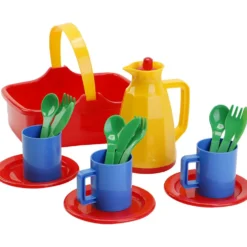 dantoy Picknickset i korg, L: 23 cm, 17 st./ 1 förp.