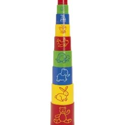dantoy Stapelbägare, Dia. 3,5-10 cm, 9 st./ 1 förp.