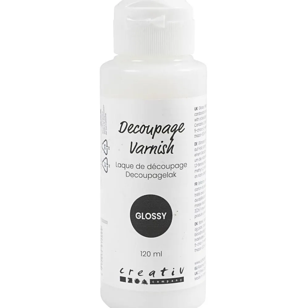 Decoupagelack, blank, 120 ml/ 1 flaska