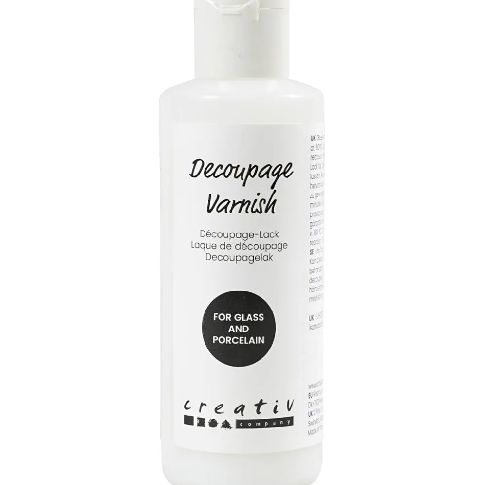Decoupagelack, För glas och porslin, 80 ml/ 1 flaska
