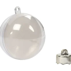 Deko-kula, Dia. 6 cm, transparent, 8 st./ 1 förp.