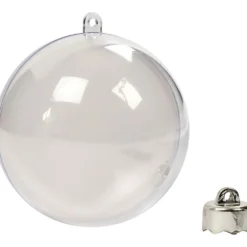 Deko-kula, Dia. 8 cm, transparent, 5 st./ 1 förp.