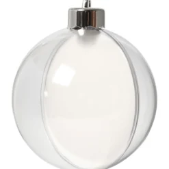 Deko-kula, Dia. 8 cm, transparent, 5 st./ 1 förp.