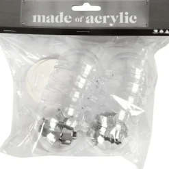 Deko-kula, Dia. 5 cm, transparent, 10 st./ 1 förp.