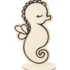 Dekorationsfigur, sjöhäst, H: 18 cm, 1 st.