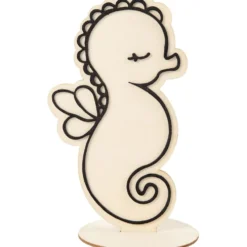 Dekorationsfigur, sjöhäst, H: 18 cm, 1 st.