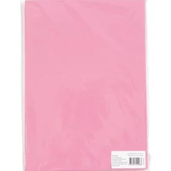 Dekorgummi, A4, ark 210x297 mm, tjocklek 2 mm, rosa, 10 ark/ 1 förp.
