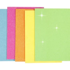 Dekorgummi, A5, ark 150x210 mm, tjocklek 2 mm, 5 ark/ 1 förp.