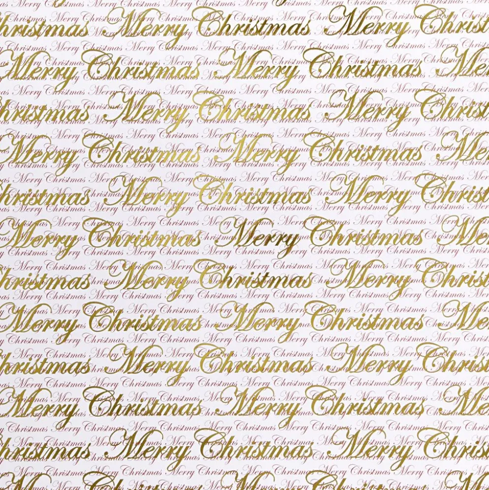 Designpapper, god jul och prickar, ark 30,5x30,5 cm, 180 g, guld, 3 ark/ 1 förp.