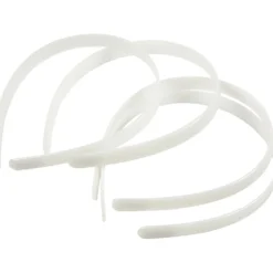 Diadem, B: 13 mm, vit, 5 st./ 1 förp.
