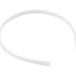 Diadem, B: 8 mm, vit, 20 st./ 1 förp.