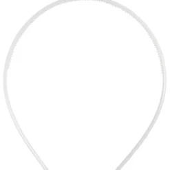Diadem, B: 8 mm, vit, 20 st./ 1 förp.