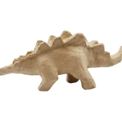 Dinosaurie av papier-maché, H: 9 cm, L: 21,9 cm, B: 4,5 cm, 1 st.