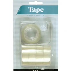 Dispenser med tejp, B: 15 mm, 1 set