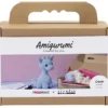 DIY Kit Amigurumi , Giraff, ljusblå, 1 förp.