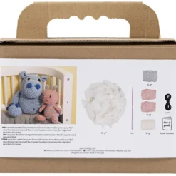 DIY Kit Amigurumi , Honeybee, pastellfärger, 1 förp.