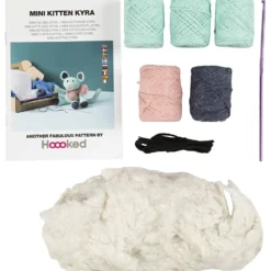 DIY Kit Amigurumi , Mus, mint, 1 förp.