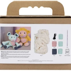 DIY Kit Amigurumi , Mus, mint, 1 förp.