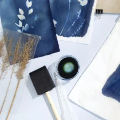 DIY Kit Cyanotypi, Textil, blå, 1 förp.