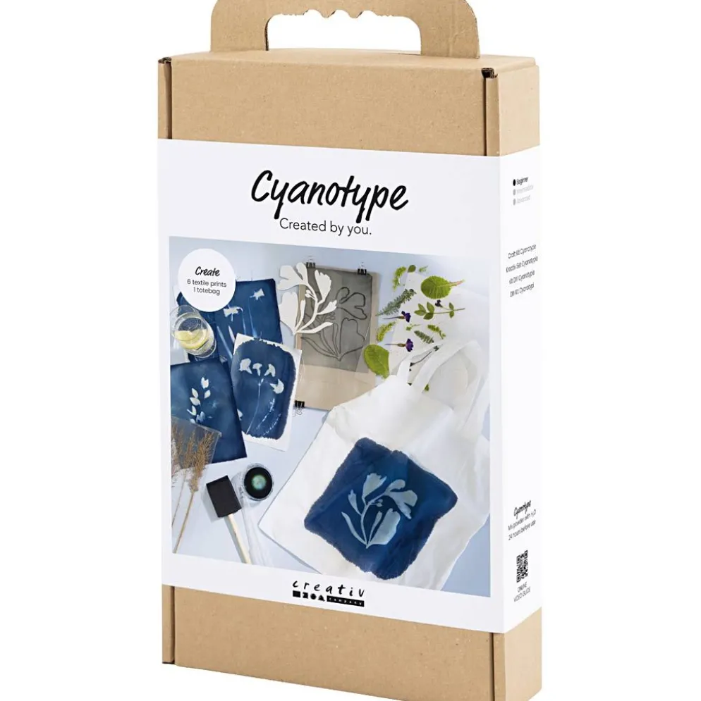 DIY Kit Cyanotypi, Textil, blå, 1 förp.