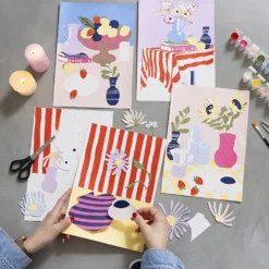DIY Kit Färgläggning, Collage, 1 förp.