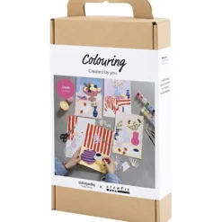 DIY Kit Färgläggning, Collage, 1 förp.