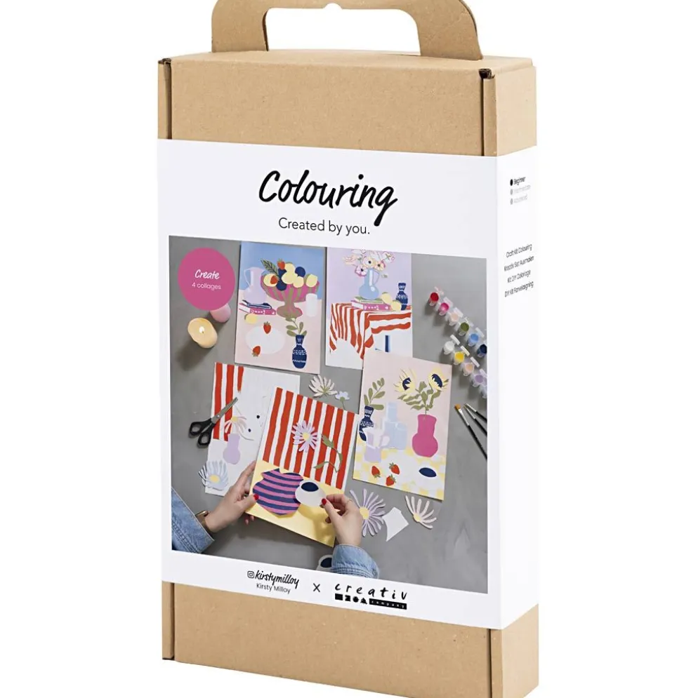 DIY Kit Färgläggning, Collage, 1 förp.