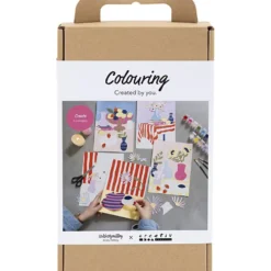 DIY Kit Färgläggning, Collage, 1 förp.