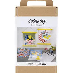 DIY Kit Färgläggning, Måla efter siffror, akrylfärg, 1 förp.