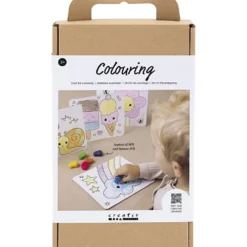 DIY Kit Färgläggning, Rittavla, standardfärger, 1 förp.