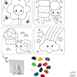DIY Kit Färgläggning, Rittavla, standardfärger, 1 förp.