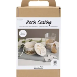 DIY Kit Gjutharts, Burk med lock, beige, off white, 1 förp.
