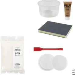 DIY Kit Gjutharts, Burk med lock, beige, off white, 1 förp.
