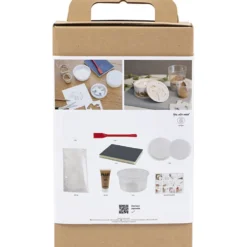 DIY Kit Gjutharts, Burk med lock, beige, off white, 1 förp.