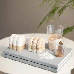 DIY Kit Gjutharts, Skulptering, beige, off white, 1 förp.