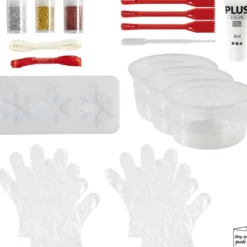 DIY Kit gjutning, Snöflinga, 1 förp.