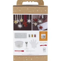 DIY Kit gjutning, Snöflinga, 1 förp.