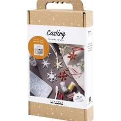 DIY Kit gjutning, Snöflinga, 1 förp.
