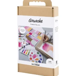 DIY Kit Gouache , Målningar, mixade färger, 1 förp.